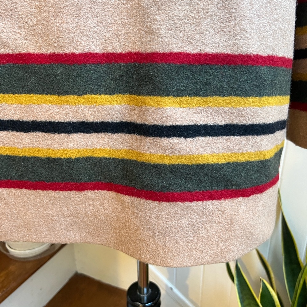 Pendleton Tan Wool Coat with Button Detail - Picture 5 of 13